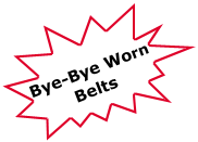 bye-bye worn belts!